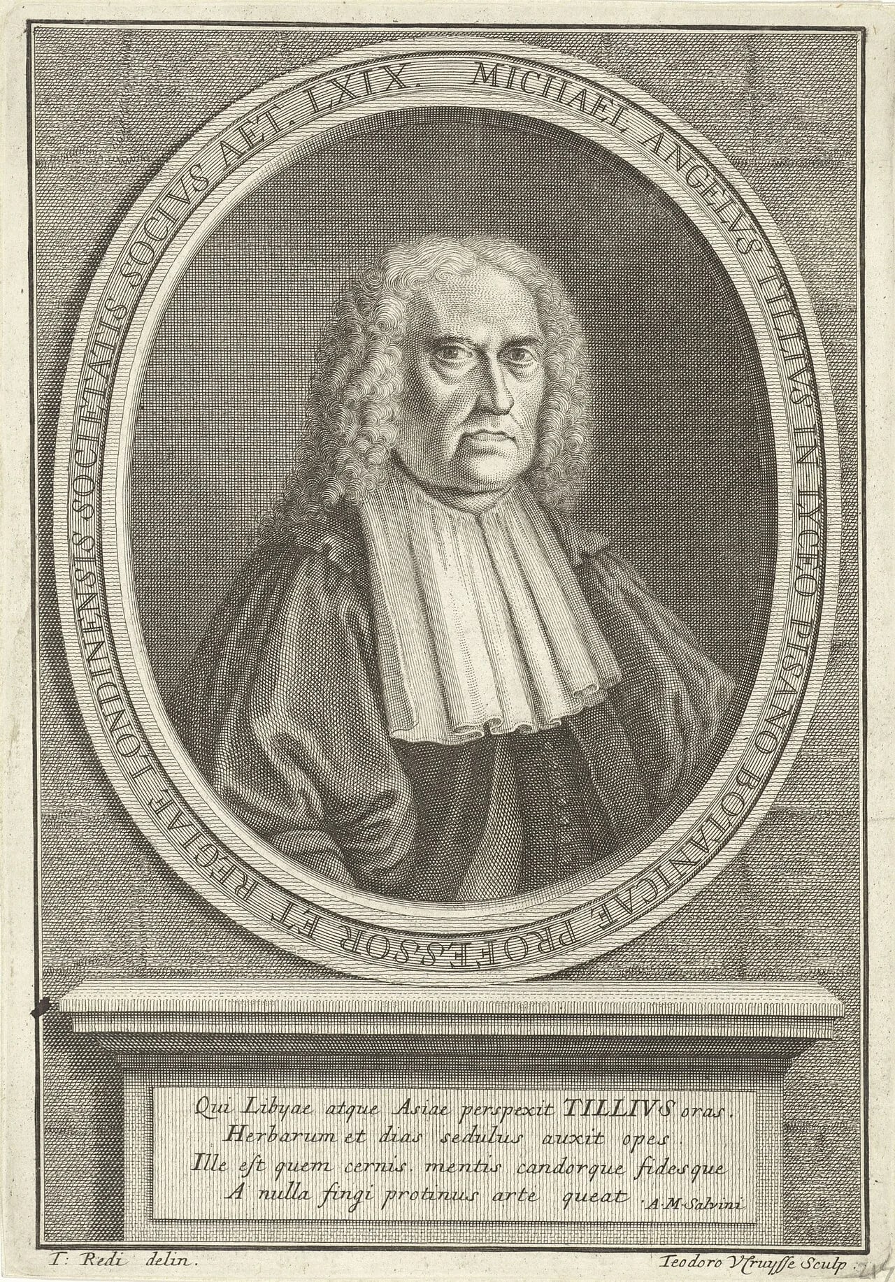 Porträt von Michelangelo Tilli (1655–1740) – Gedenkseite