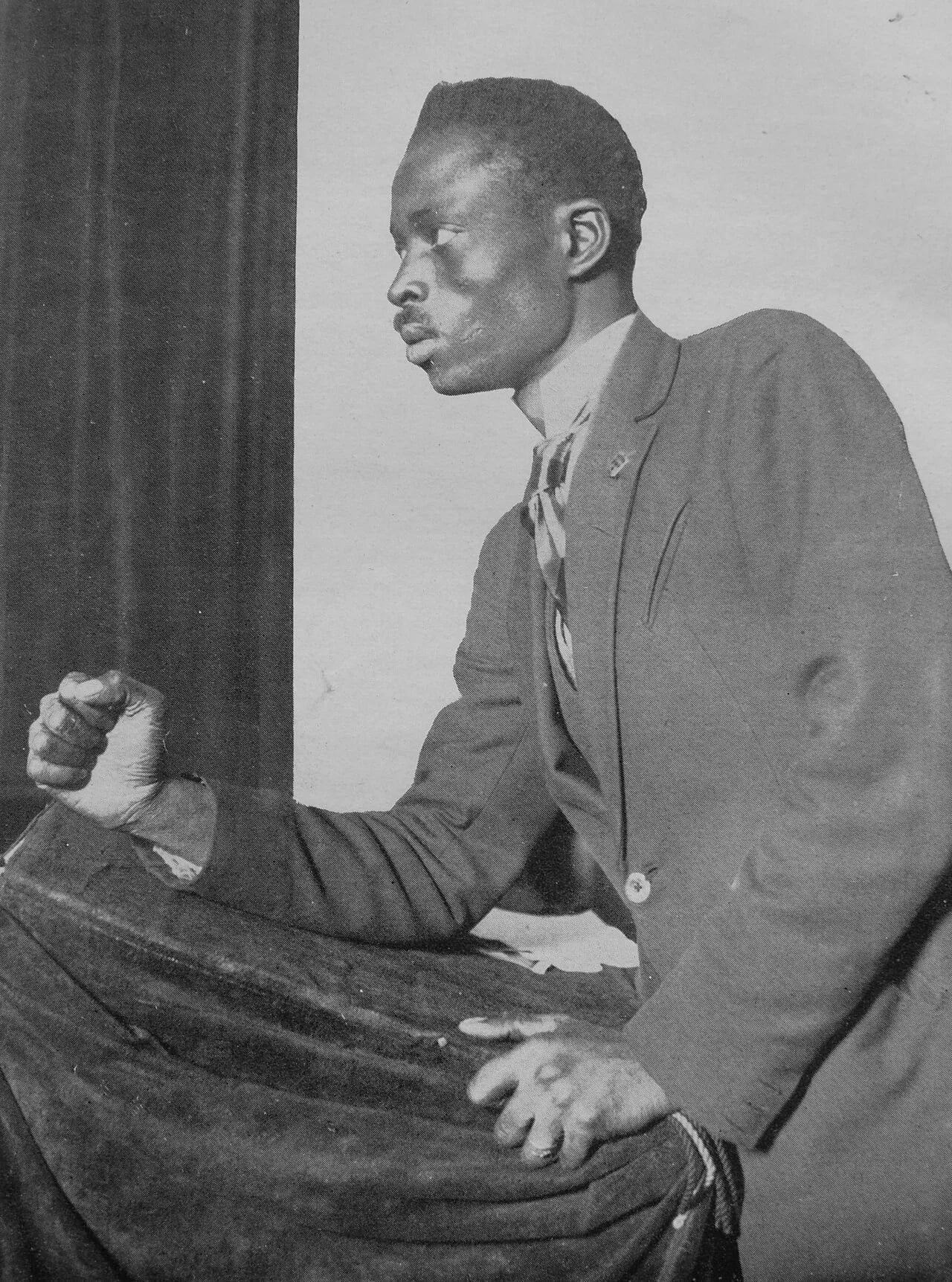 Portrait of Lamine Senghor (1889–1927) – memorial page