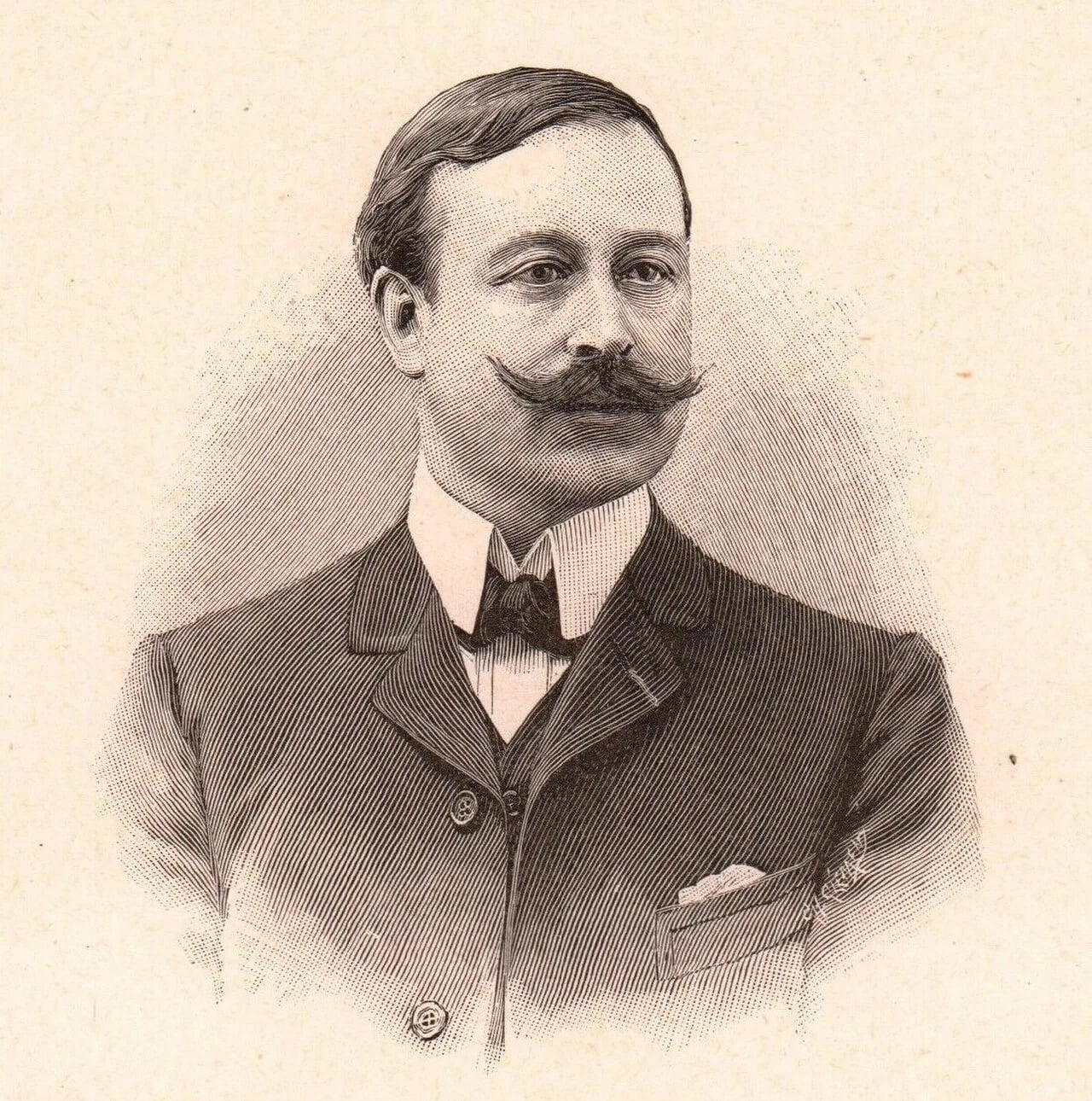 Porträt von André Couvreur (1863–1944) – Gedenkseite
