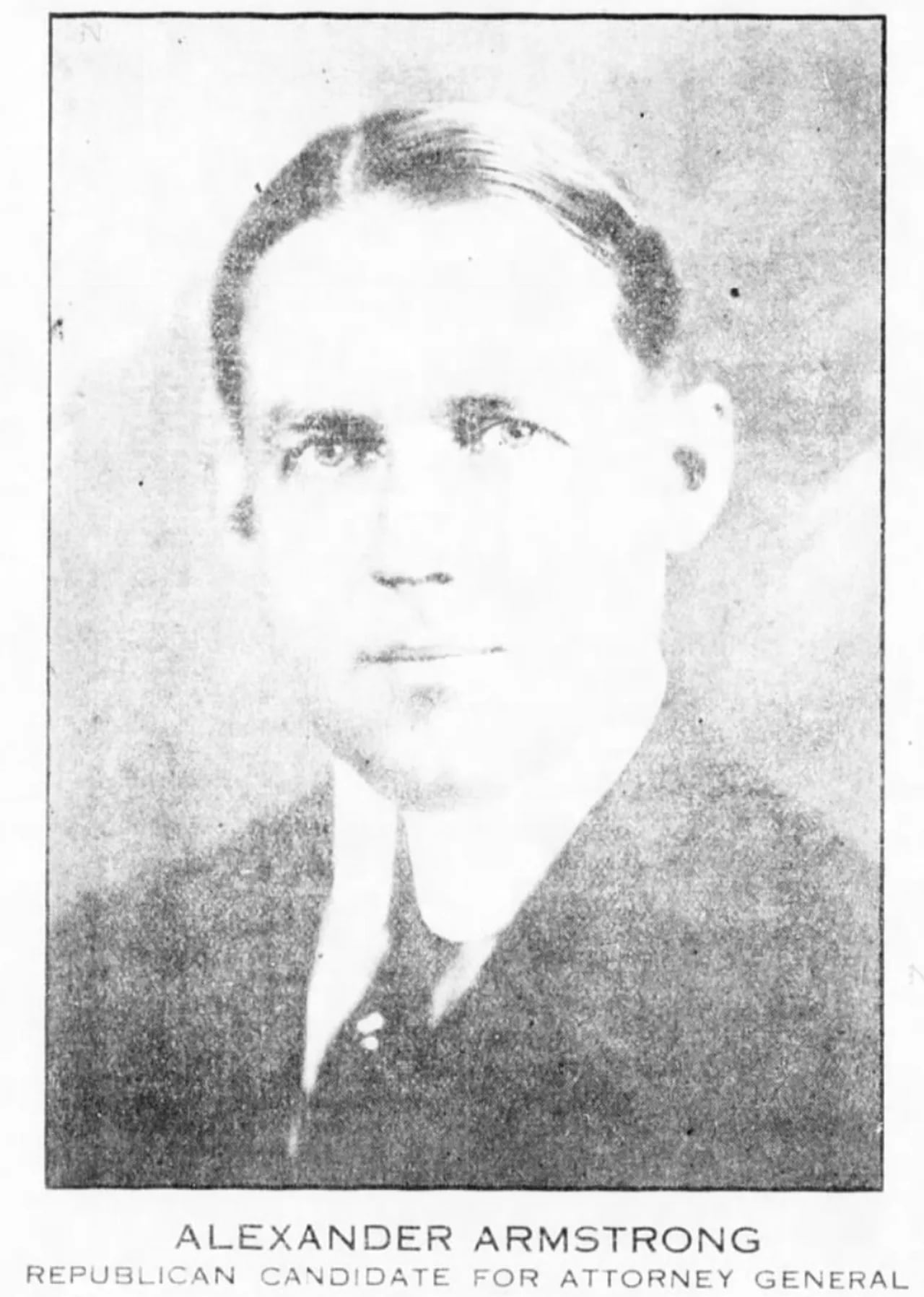 Portrait of Alexander Armstrong (1877–1939) – memorial page