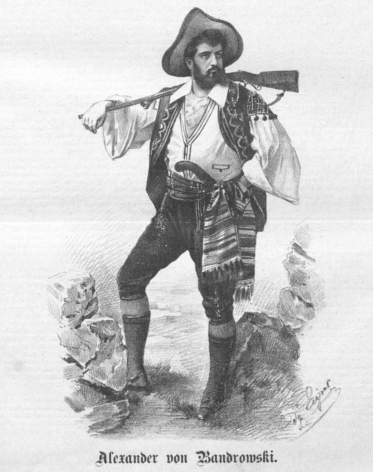 Porträt von Alexander von Bandrowski (1860–1913) – Gedenkseite