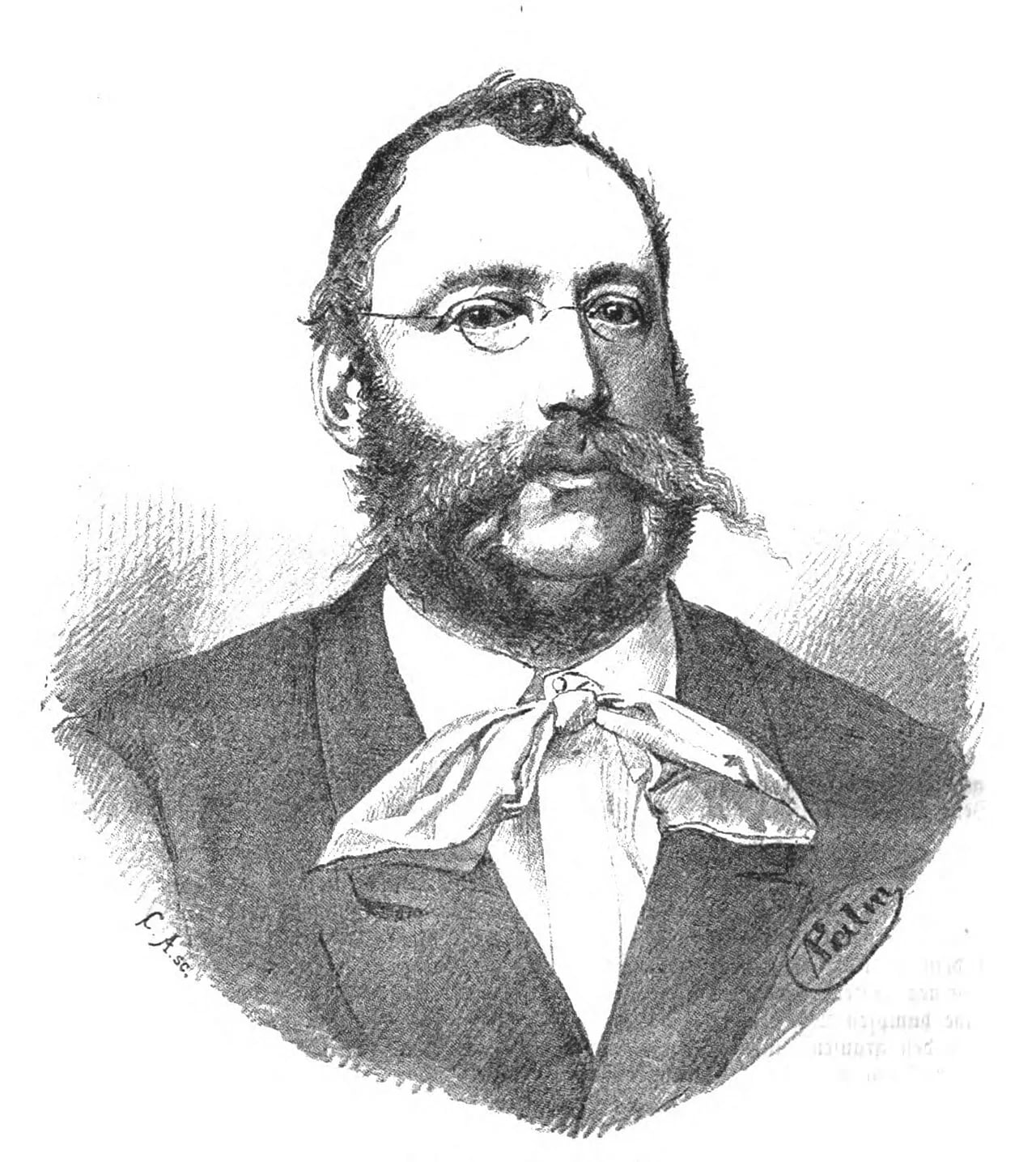 Porträt von Leopold von Mende (1816–1893) – Gedenkseite