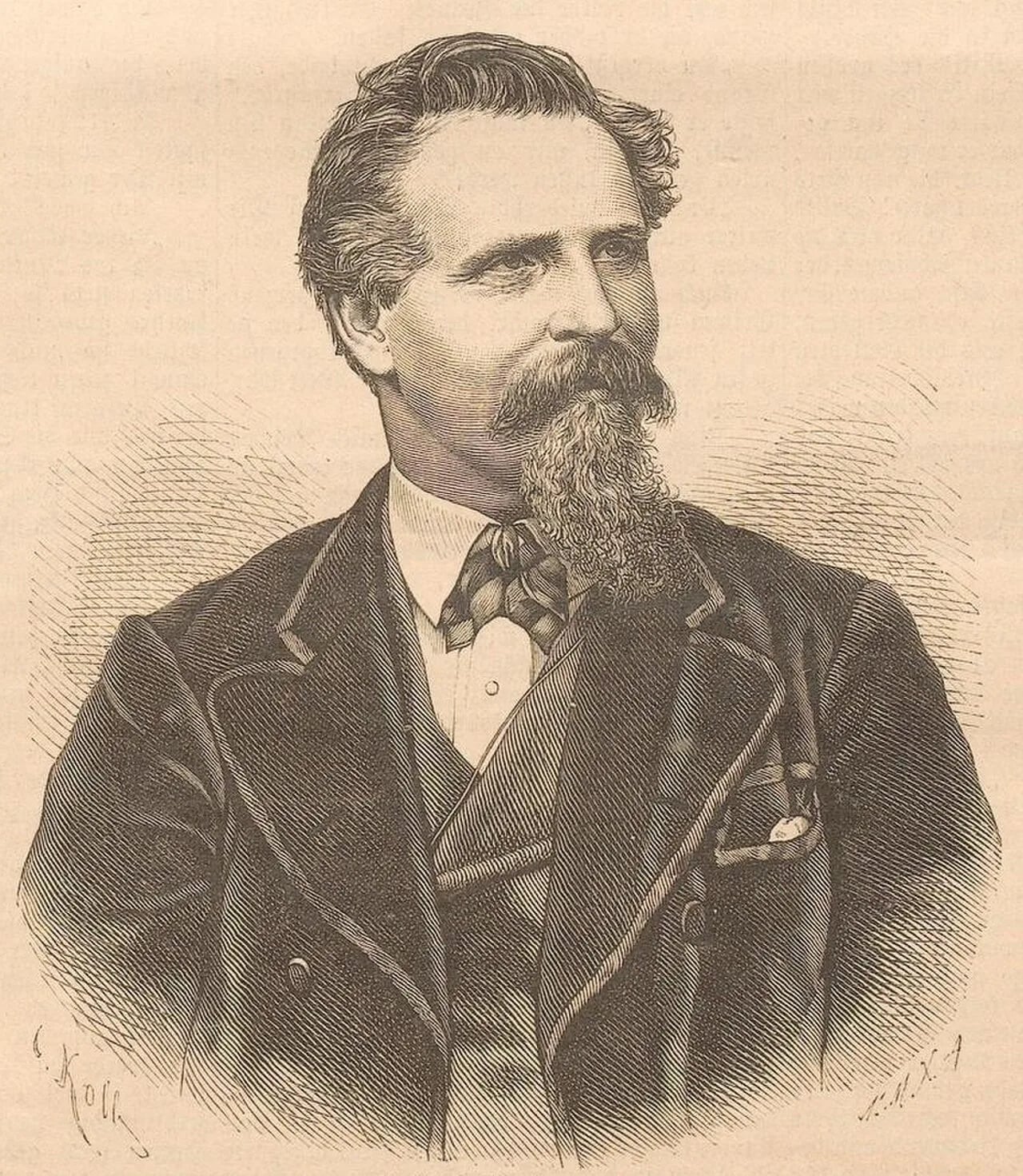 Porträt von Mathias Schmid (1835–1923) – Gedenkseite