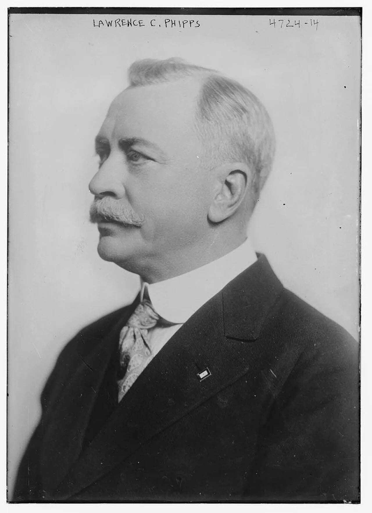 Porträt von Lawrence C. Phipps (1862–1958) – Gedenkseite