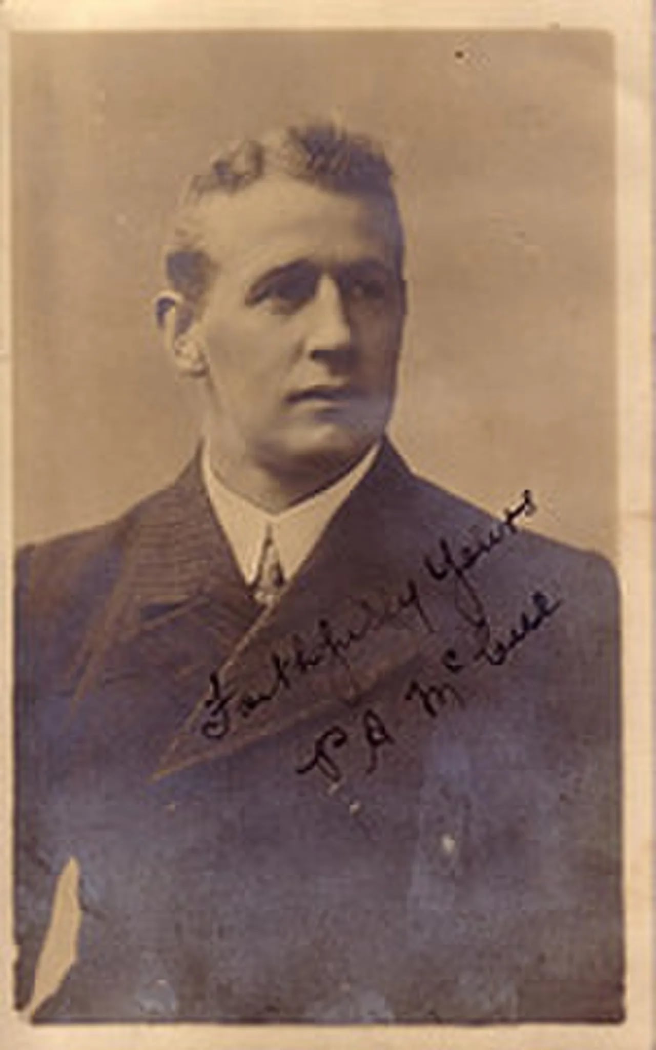 Porträt von Patrick McCue (1883–1962) – Gedenkseite