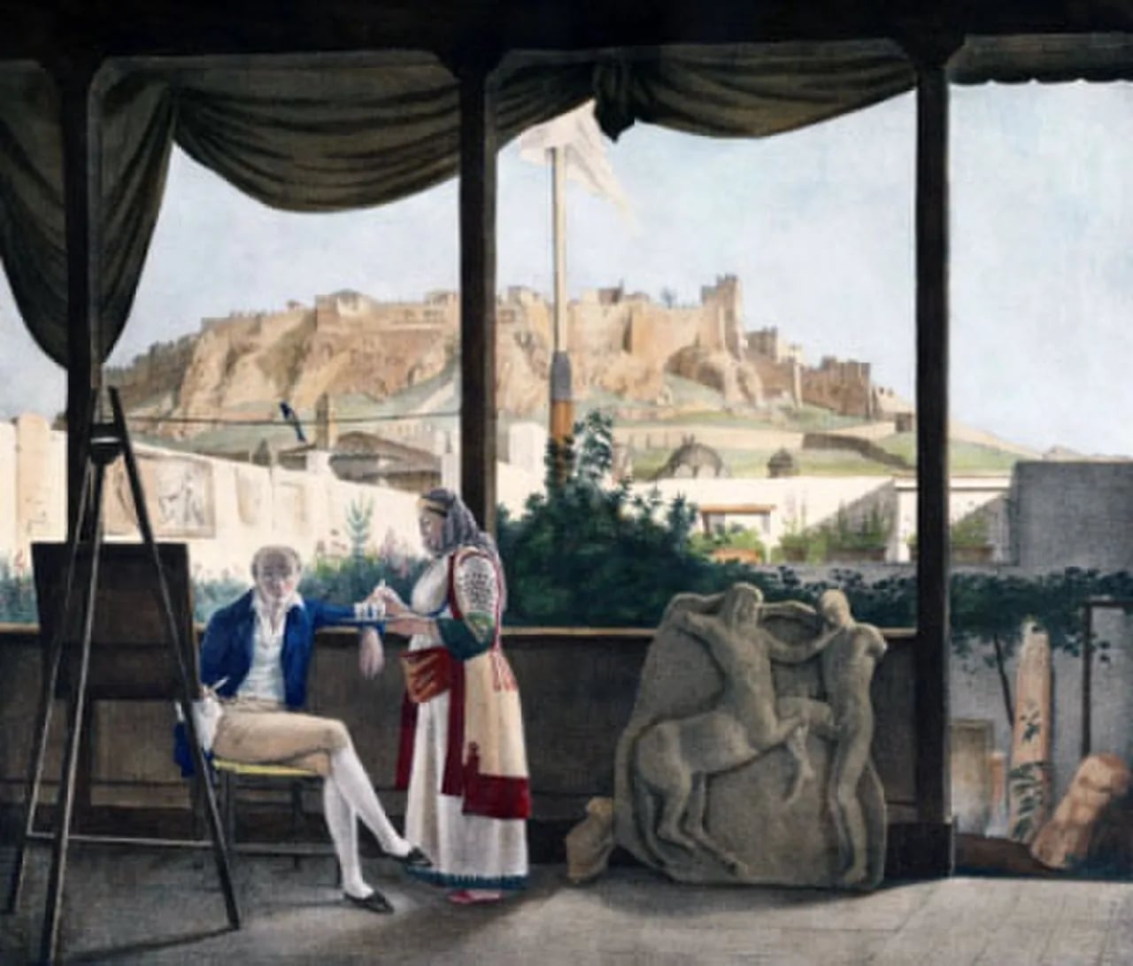 Porträt von Louis-François-Sébastien Fauvel (1753–1838) – Gedenkseite