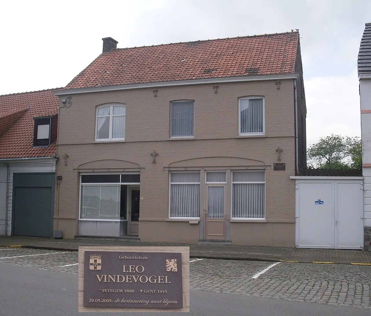 Porträt von Leo Vindevogel (1888–1945) – Gedenkseite