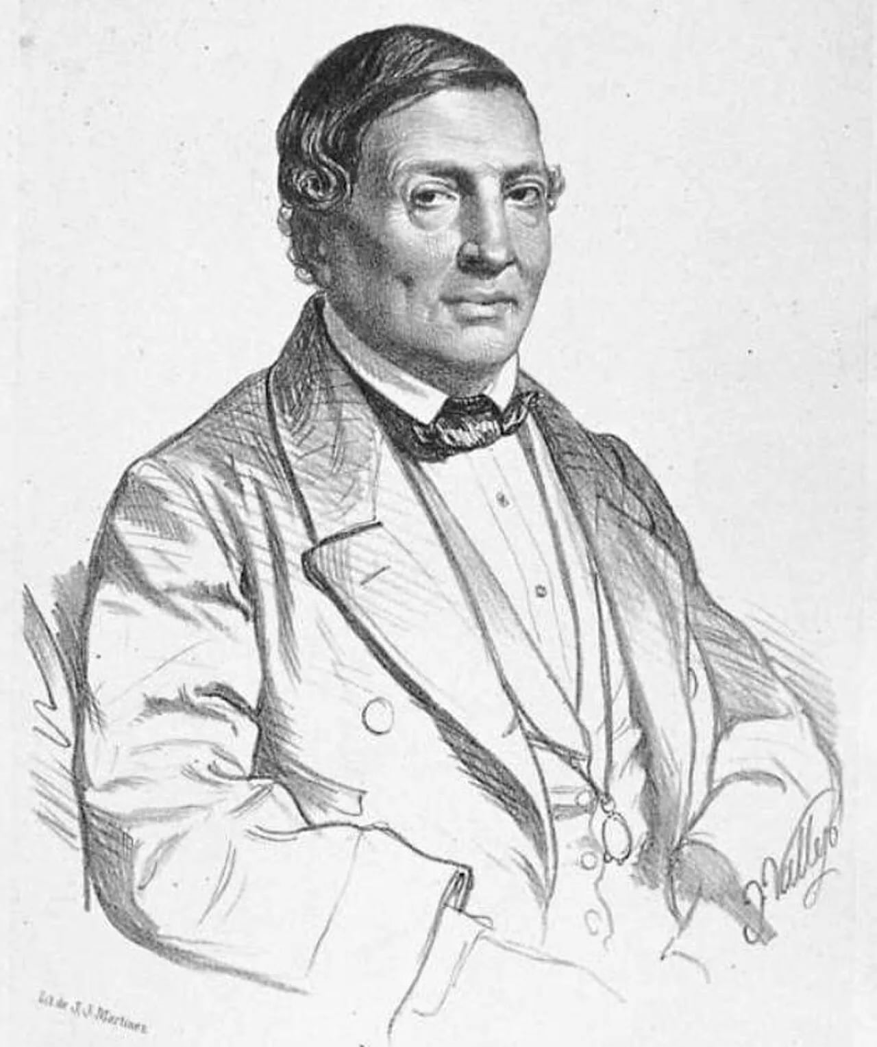 Porträt von Manuel Codorniu y Ferreras (1788–1857) – Gedenkseite