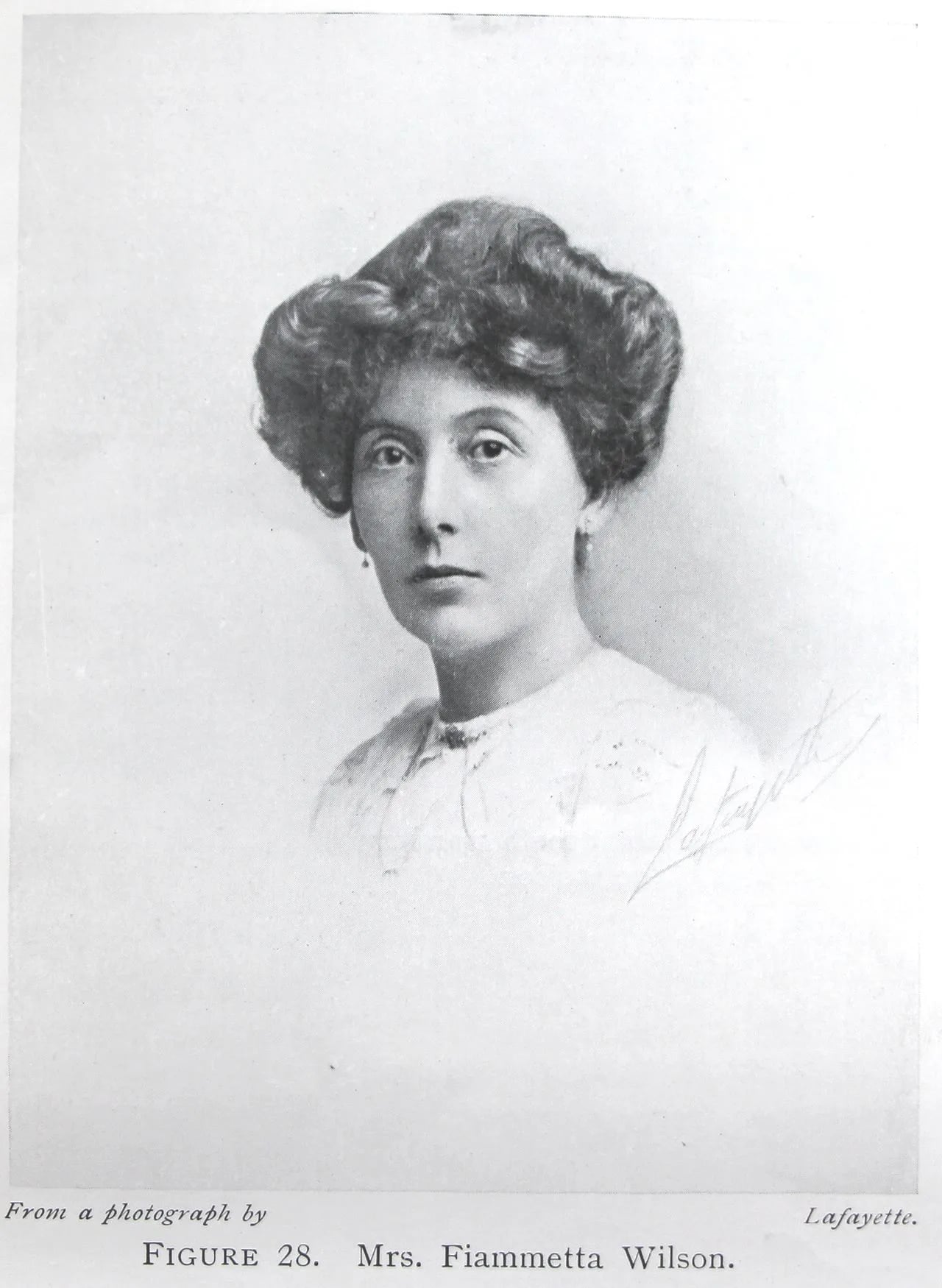 Porträt von Fiammetta Wilson (1864–1920) – Gedenkseite