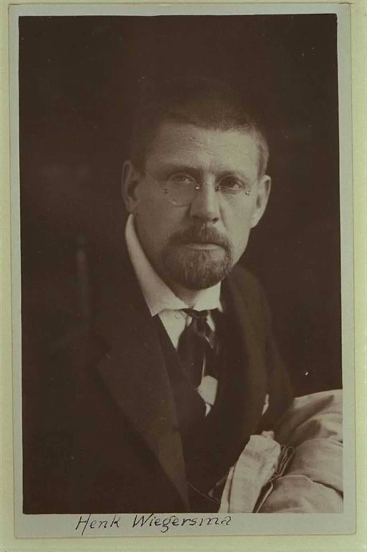 Portrait of Hendrik Wiegersma (1891–1969) – memorial page