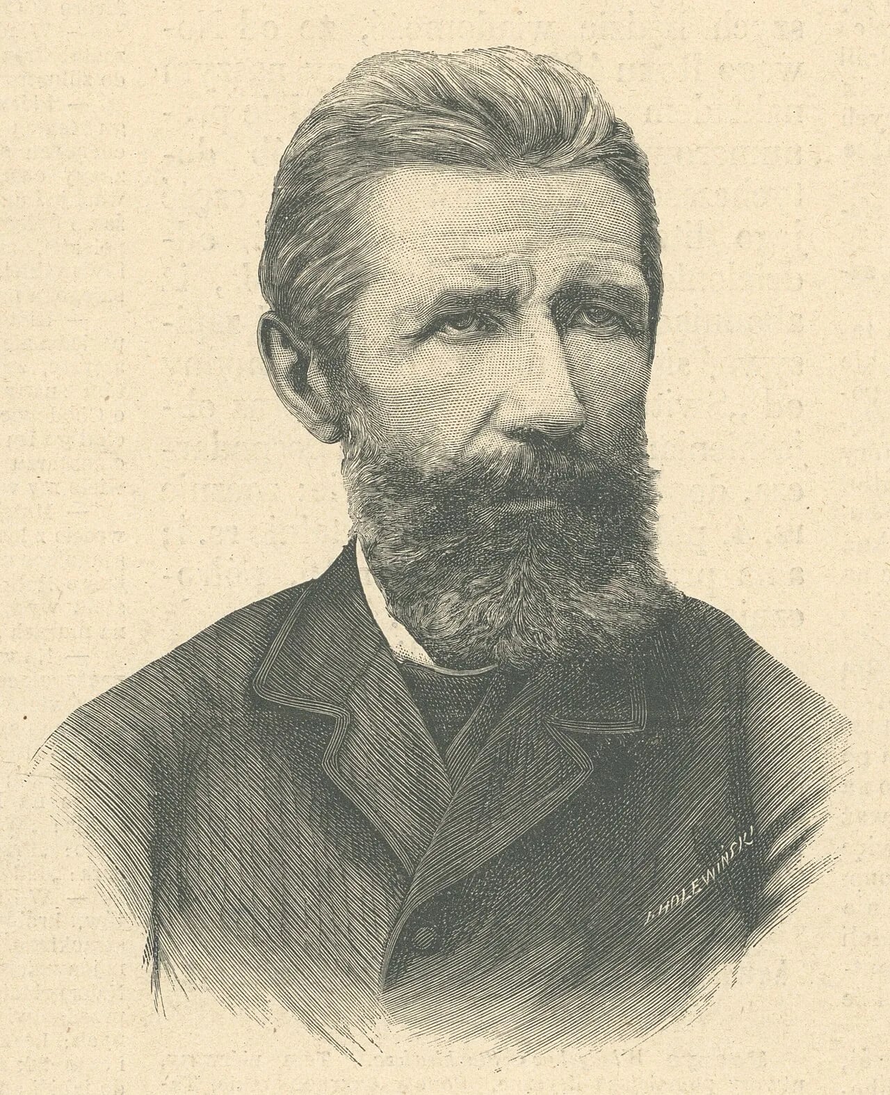 Porträt von Leonard Sowiński (1831–1887) – Gedenkseite