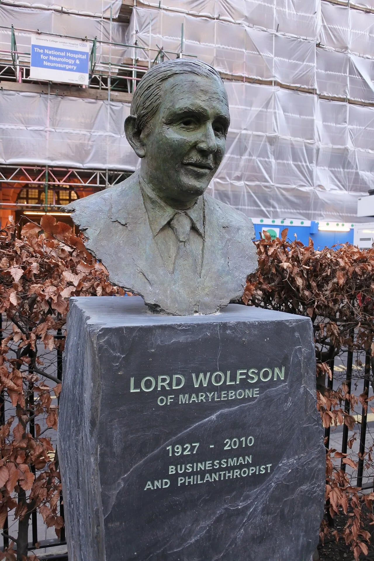 Porträt von Leonard Wolfson, Baron Wolfson (1927–2010) – Gedenkseite
