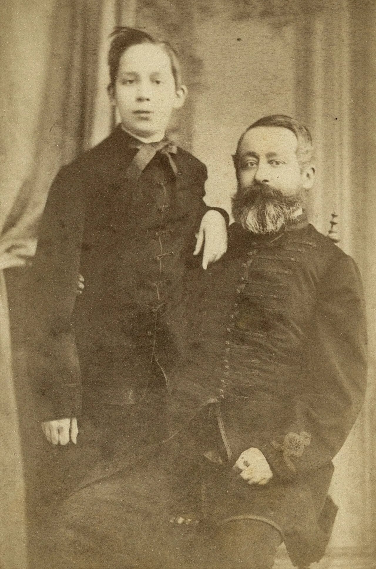 Porträt von Jožef Emanuel Barbo Waxenstein (1825–1879) – Gedenkseite