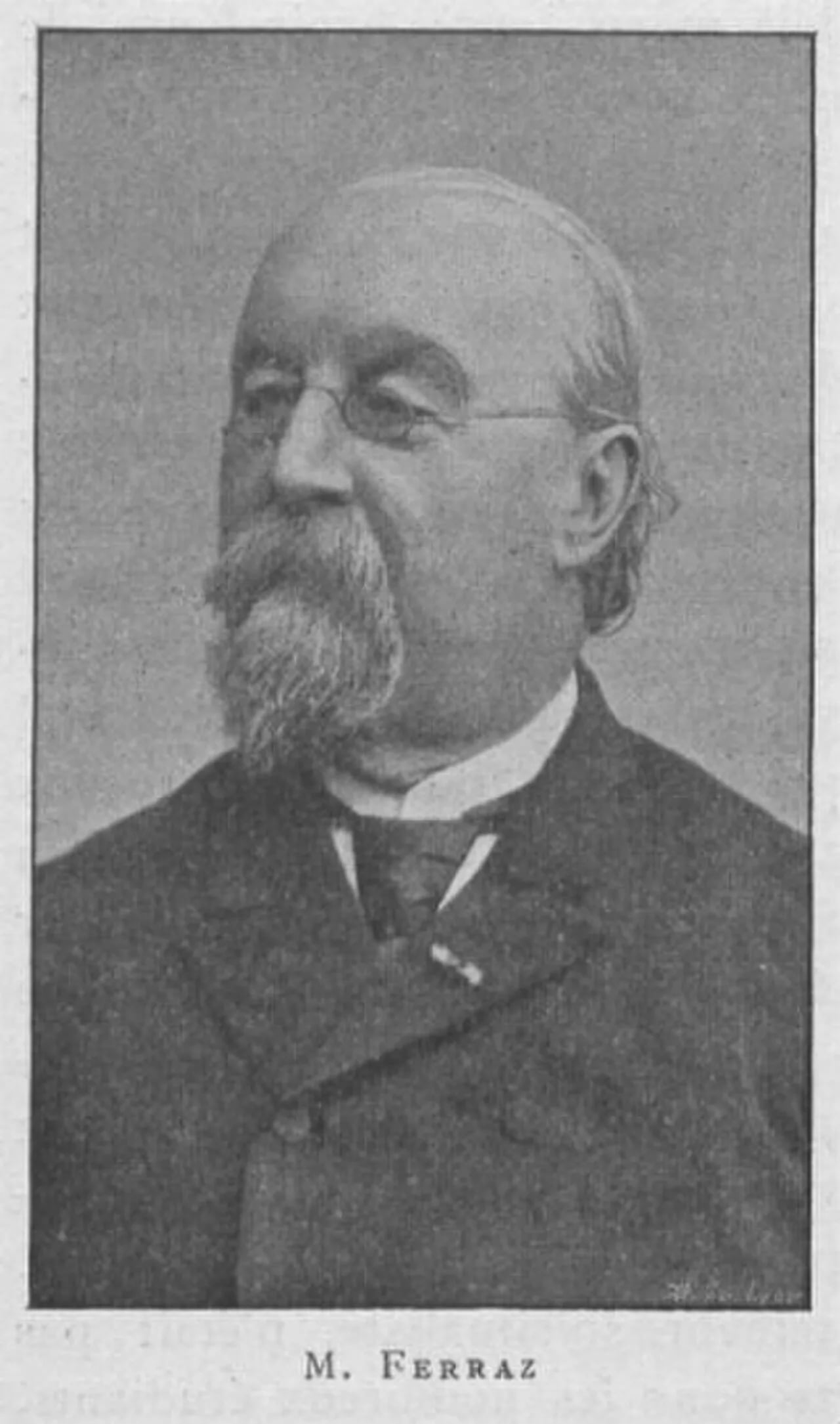 Porträt von Marin Ferraz (1820–1898) – Gedenkseite