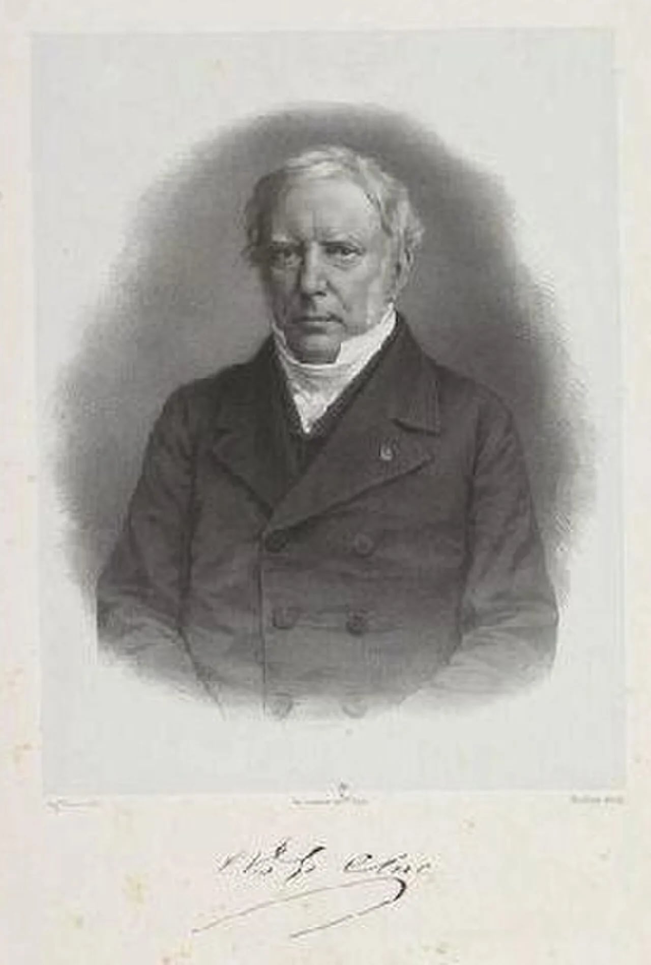 Porträt von Joseph-Victor Leclerc (1789–1865) – Gedenkseite