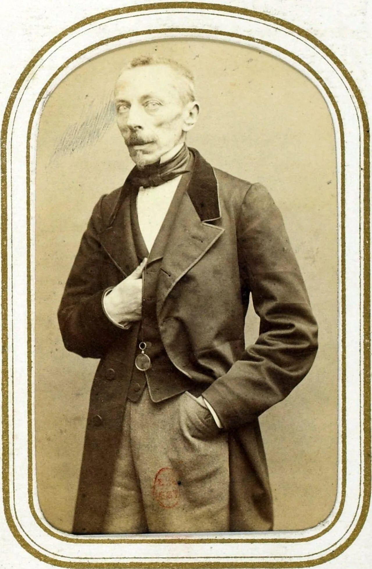 Porträt von Théodore César Muret (1808–1866) – Gedenkseite