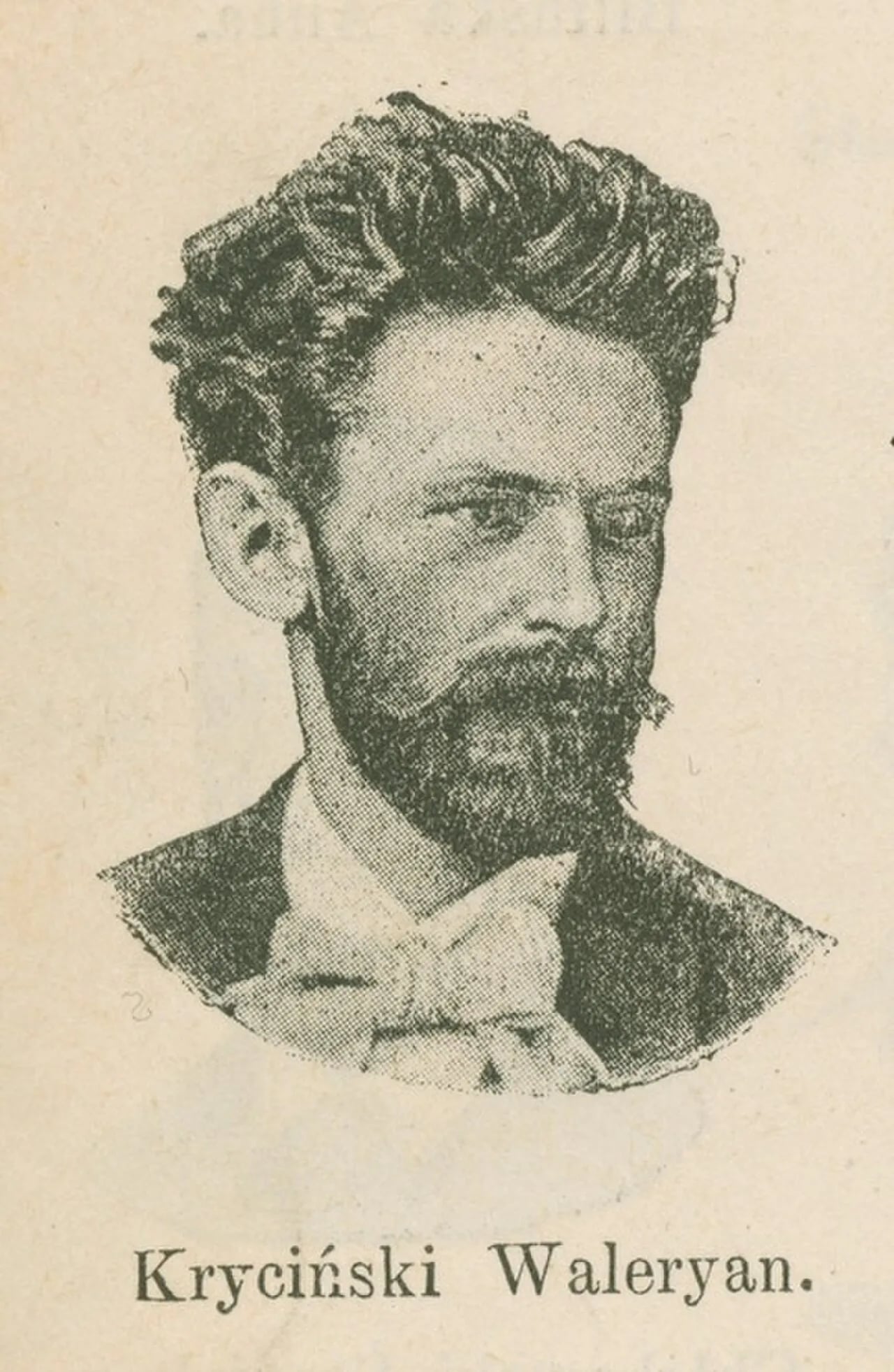 Portrait of Walerian Kryciński (1852–1929) – memorial page