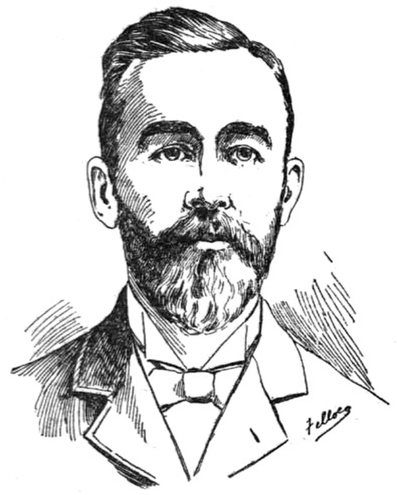 Porträt von W. Byron Daniels (1848–1900) – Gedenkseite