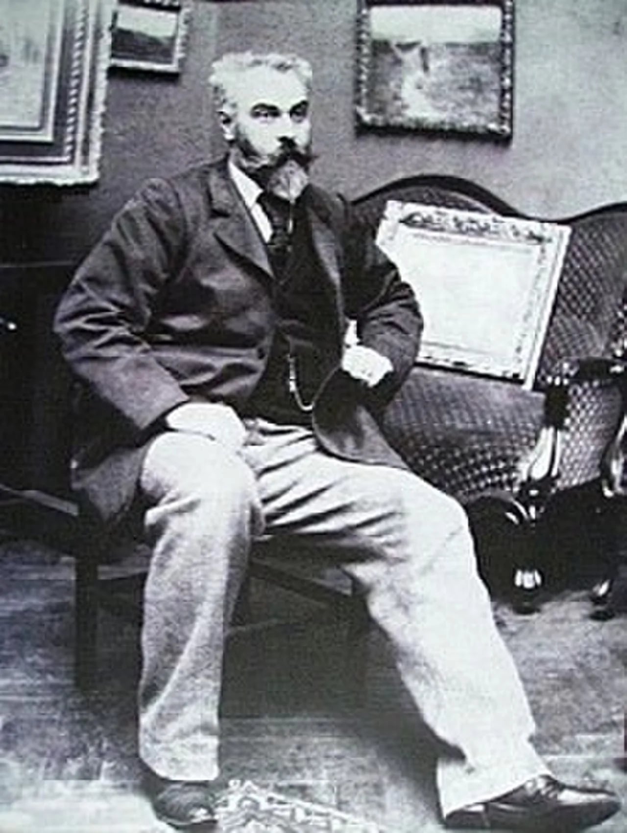 Porträt von Pierre Ernest Ballue (1855–1928) – Gedenkseite