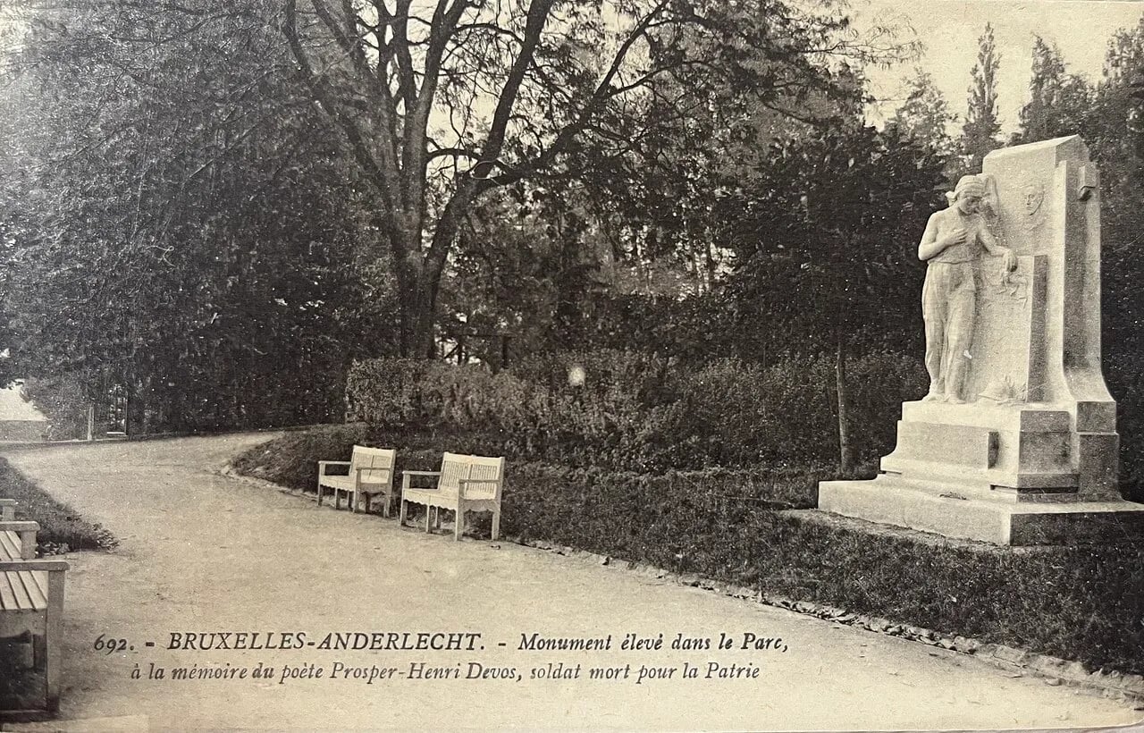 Porträt von Prosper-Henri Devos (1889–1914) – Gedenkseite