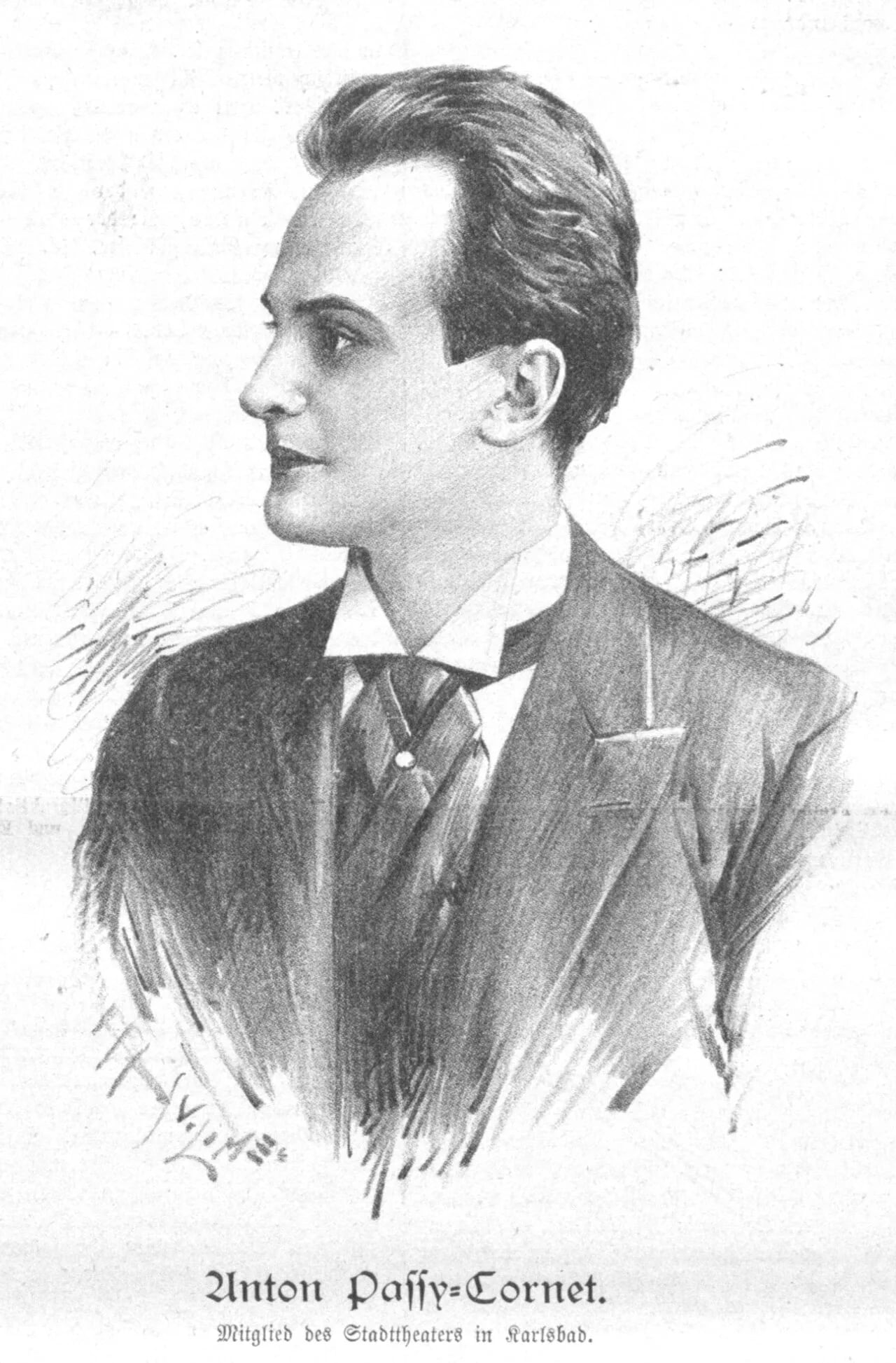 Porträt von Anton Passy-Cornet (1868–1934) – Gedenkseite