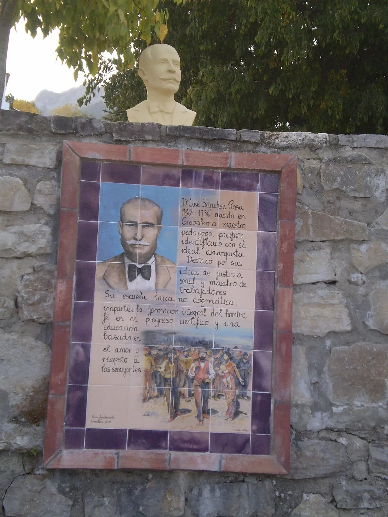 Porträt von José Sánchez Rosa (1864–1936) – Gedenkseite