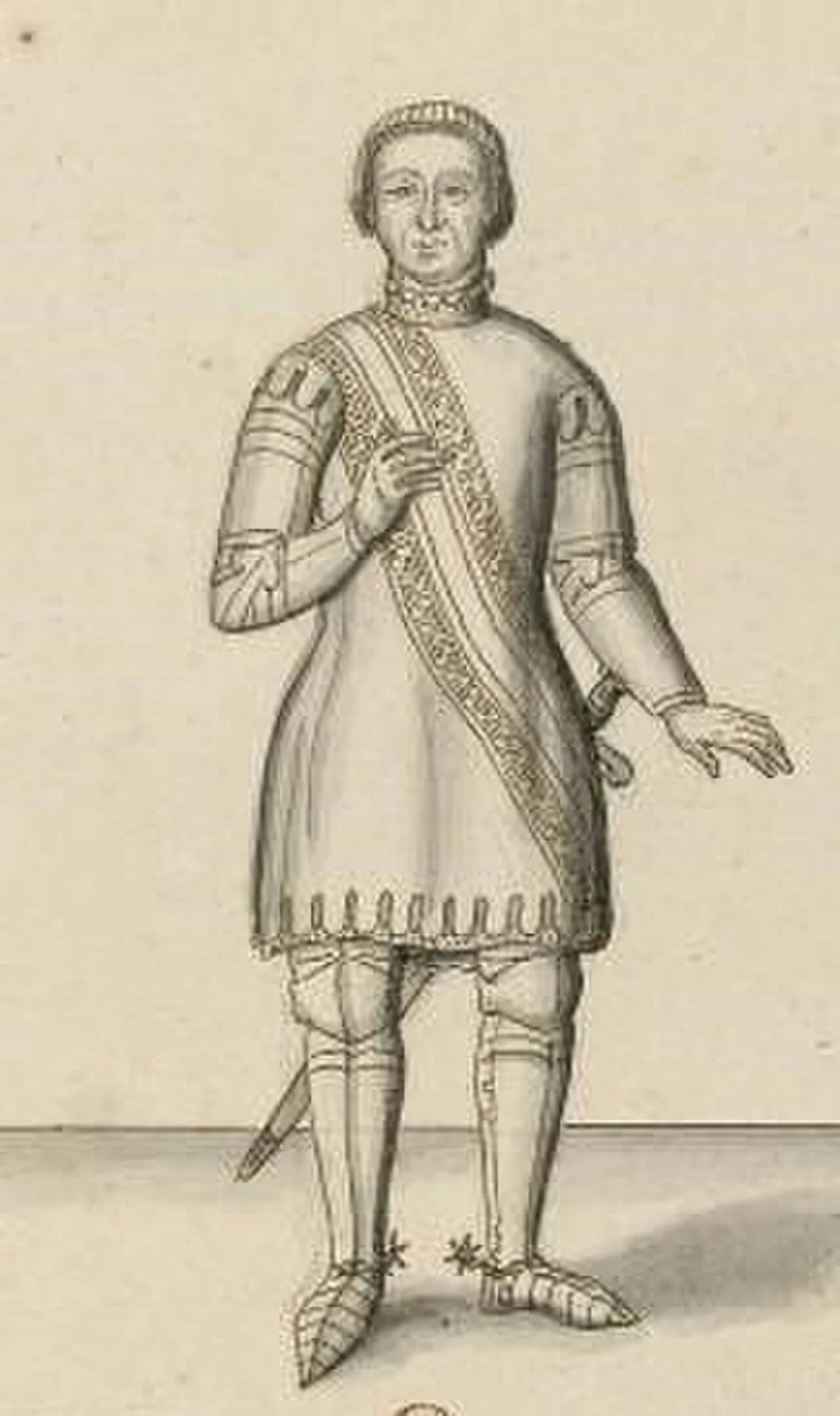 Porträt von Louis de Sancerre (1342–1402) – Gedenkseite