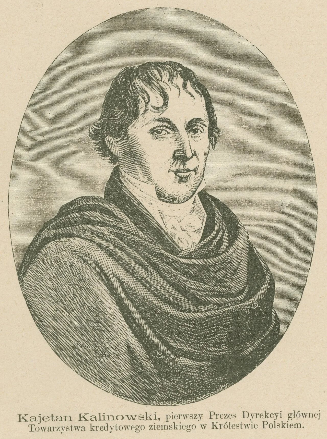 Porträt von Kajetan Dominik Kalinowski (1775–1828) – Gedenkseite