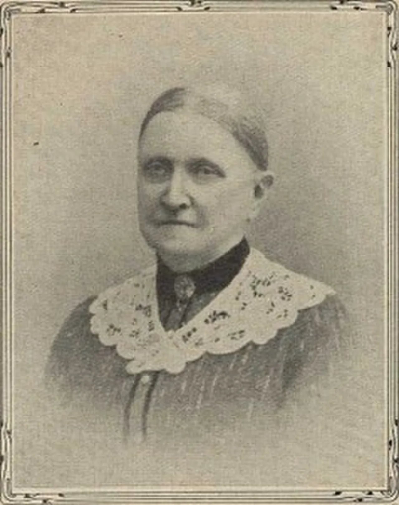 Porträt von Augusta Barthelson (1833–1929) – Gedenkseite