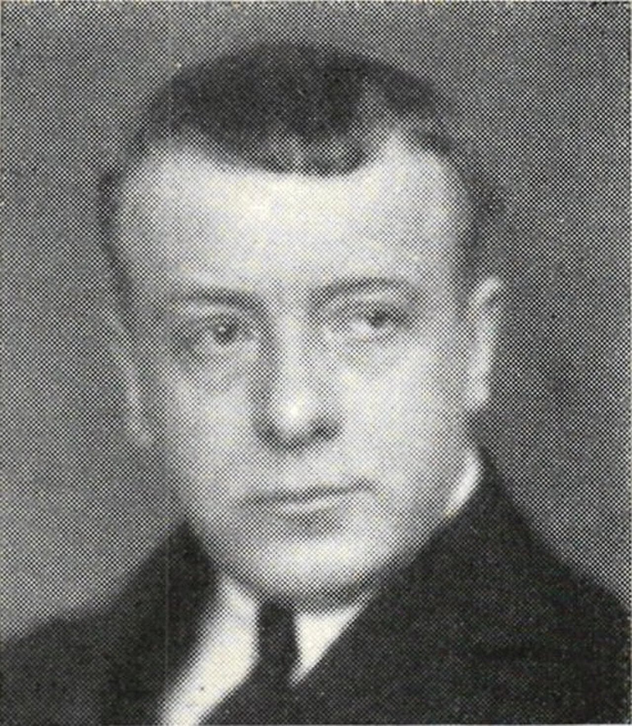 Portrait of Birger Bæckström (1878–1962) – memorial page
