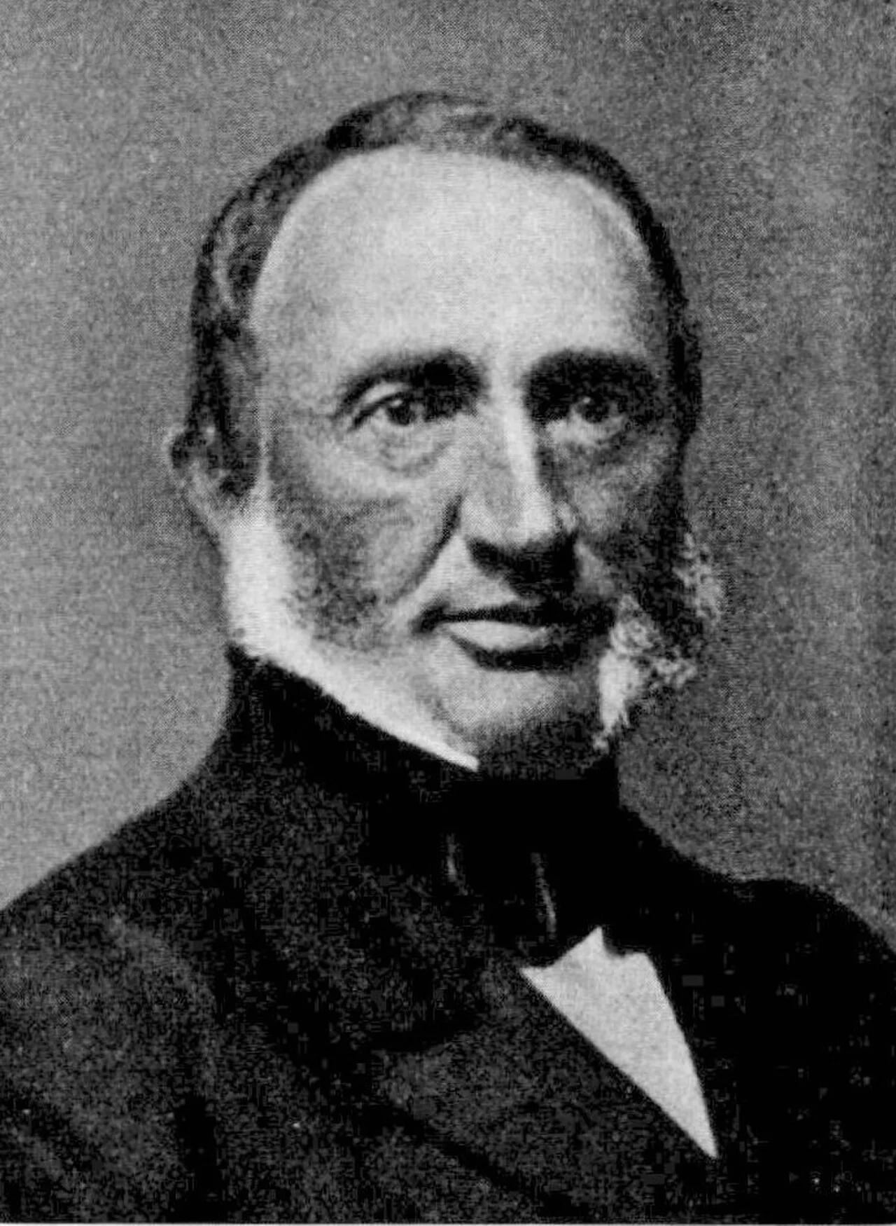 Porträt von Axel Gabriel Carlson (1804–1888) – Gedenkseite