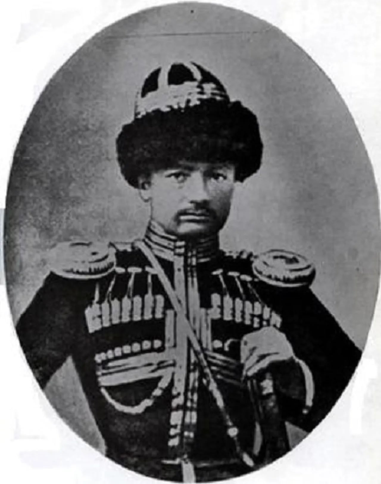 Porträt von Dzhamalddin bin Shamil (1829–1858) – Gedenkseite