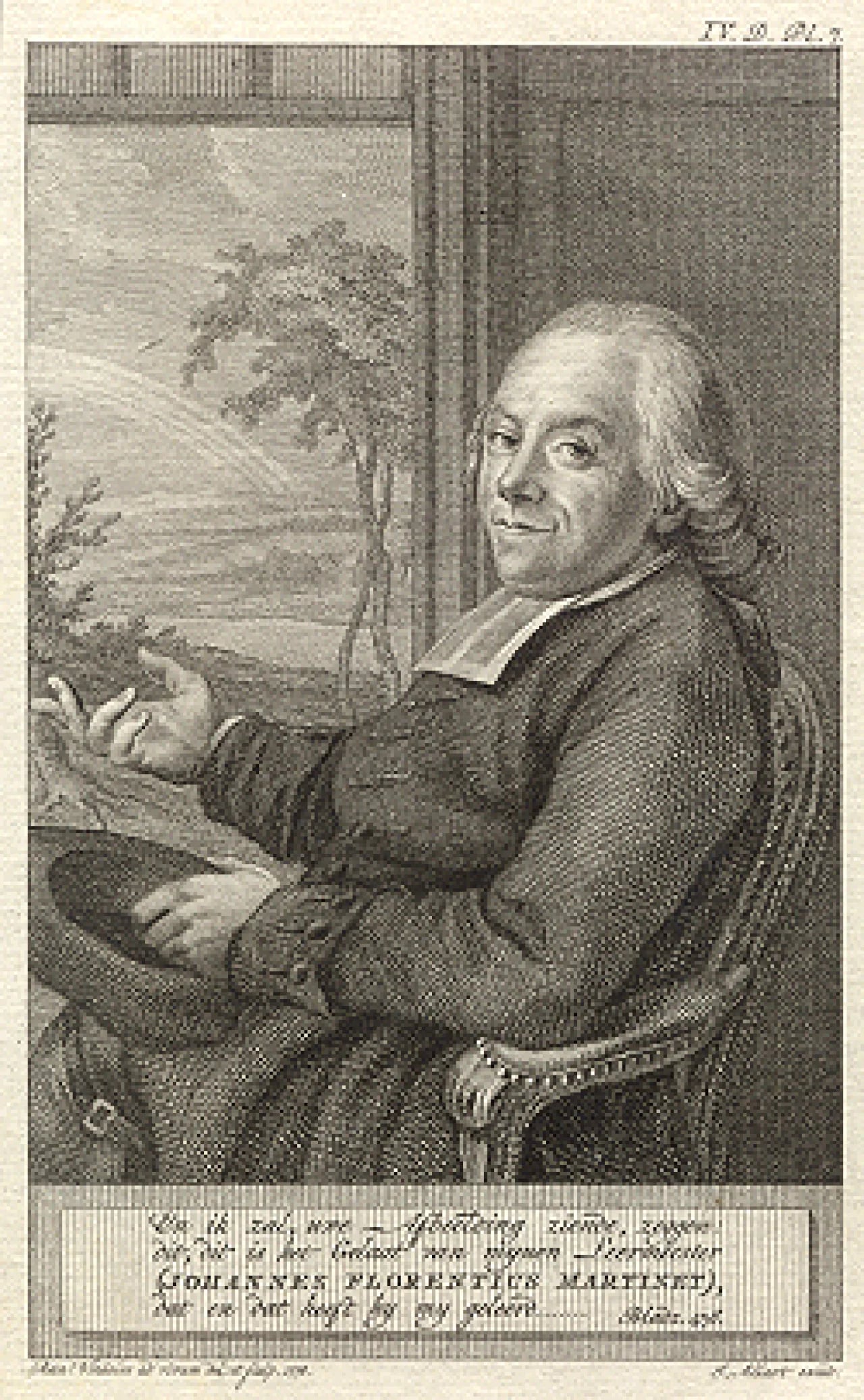 Portrait of Johannes Florentius Martinet (1729–1795) – memorial page