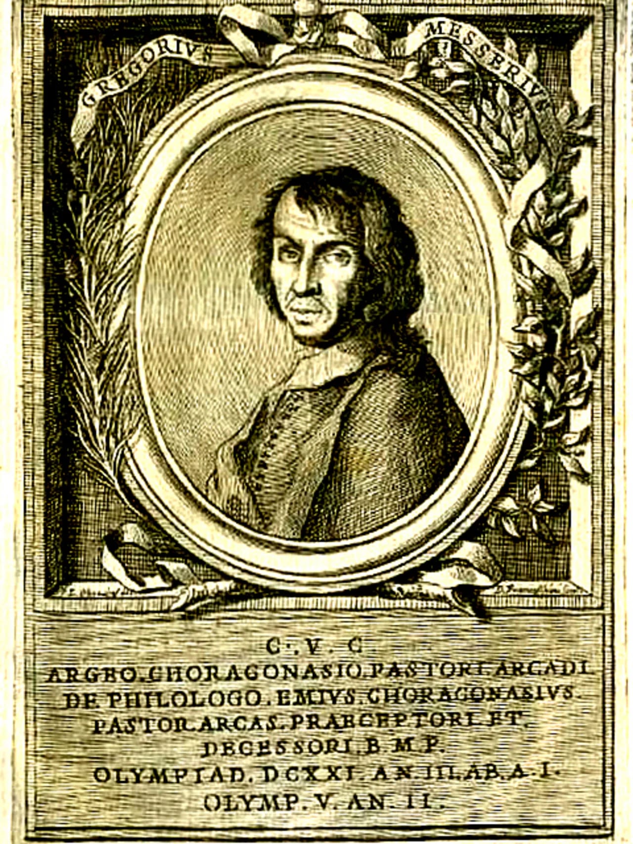 Portrait of Gregorio Messere (1636–1708) – memorial page