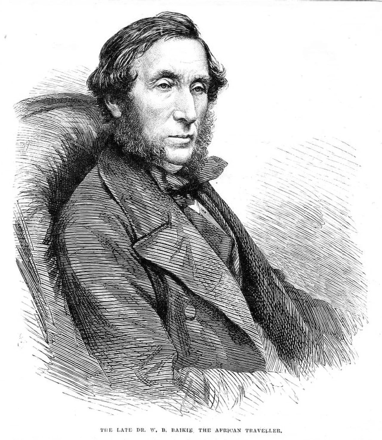 Porträt von William Balfour Baikie (1825–1864) – Gedenkseite