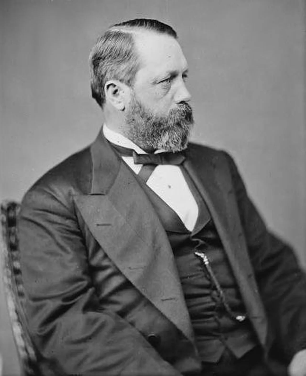 Porträt von Amos Clark (1828–1912) – Gedenkseite