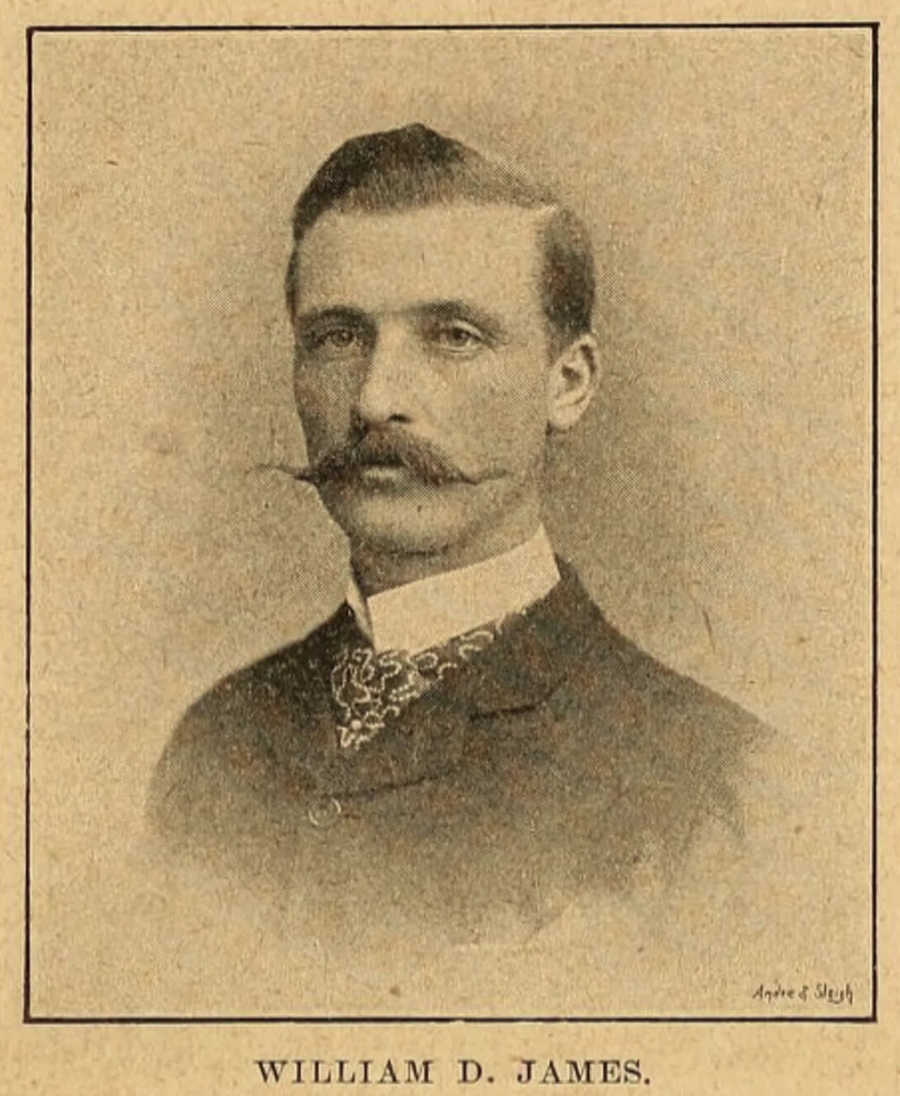 Portrait of William Dodge James (1854–1912) – memorial page
