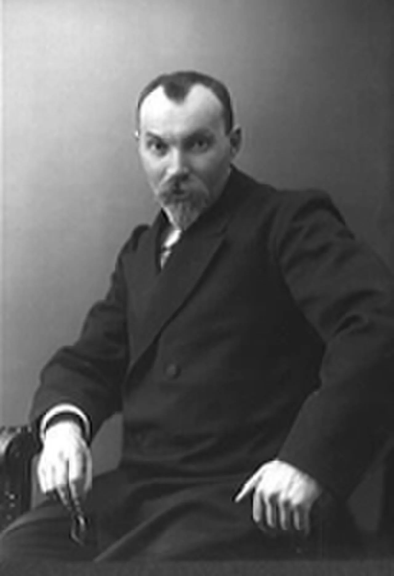 Porträt von Georgy (Egor) Moisevich Khruslov (1861–1913) – Gedenkseite