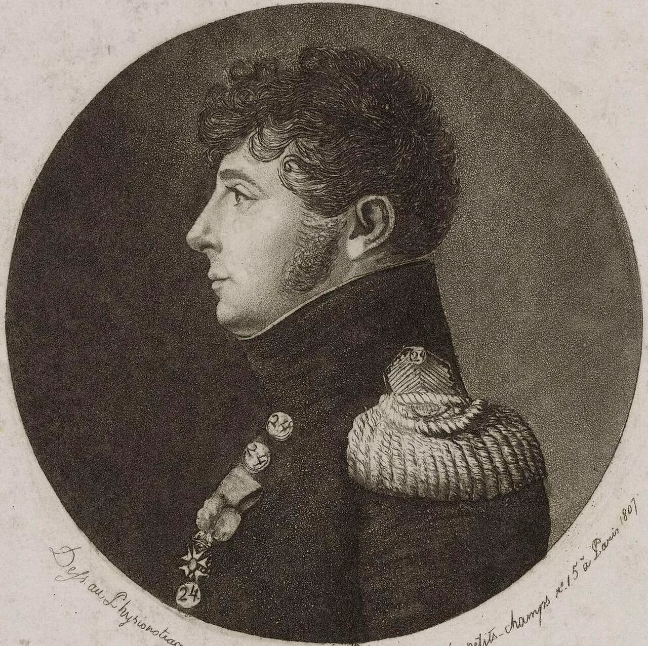 Porträt von Bernard Pourailly (1775–1828) – Gedenkseite