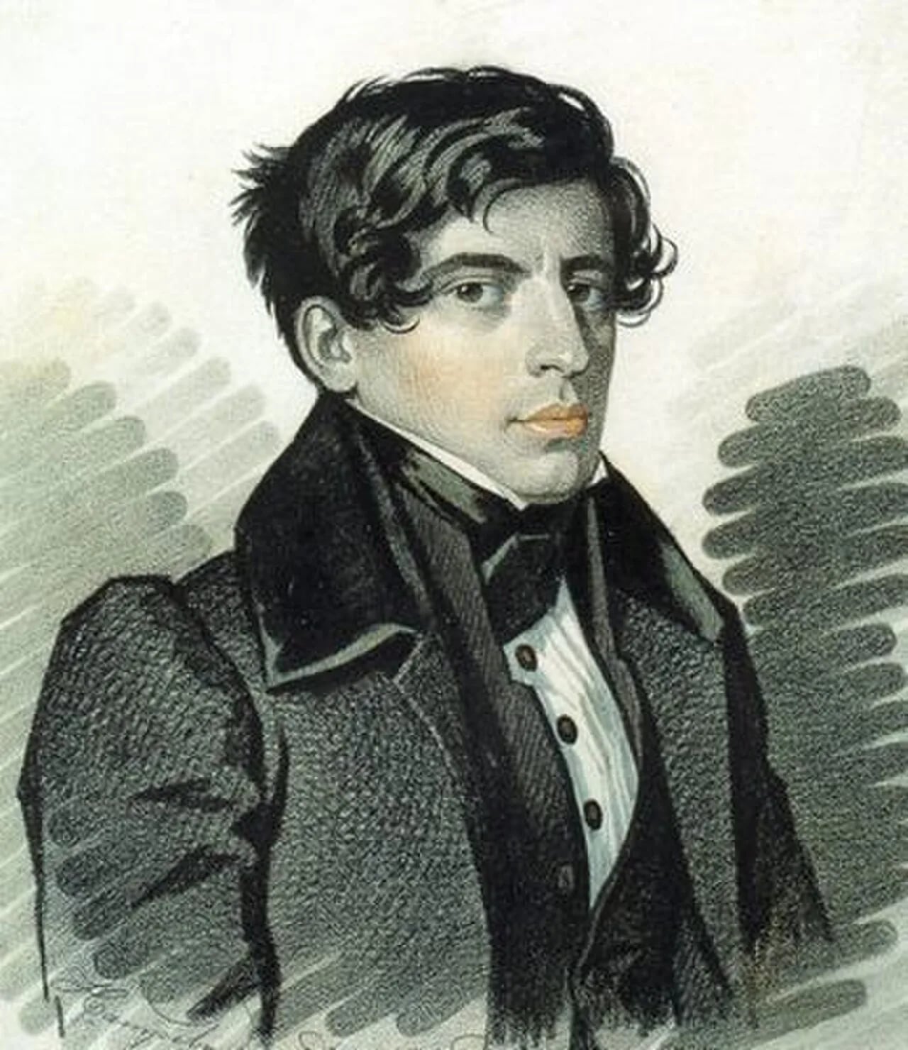 Porträt von Alexander Antonowitsch Ratschinski (1799–1866) – Gedenkseite