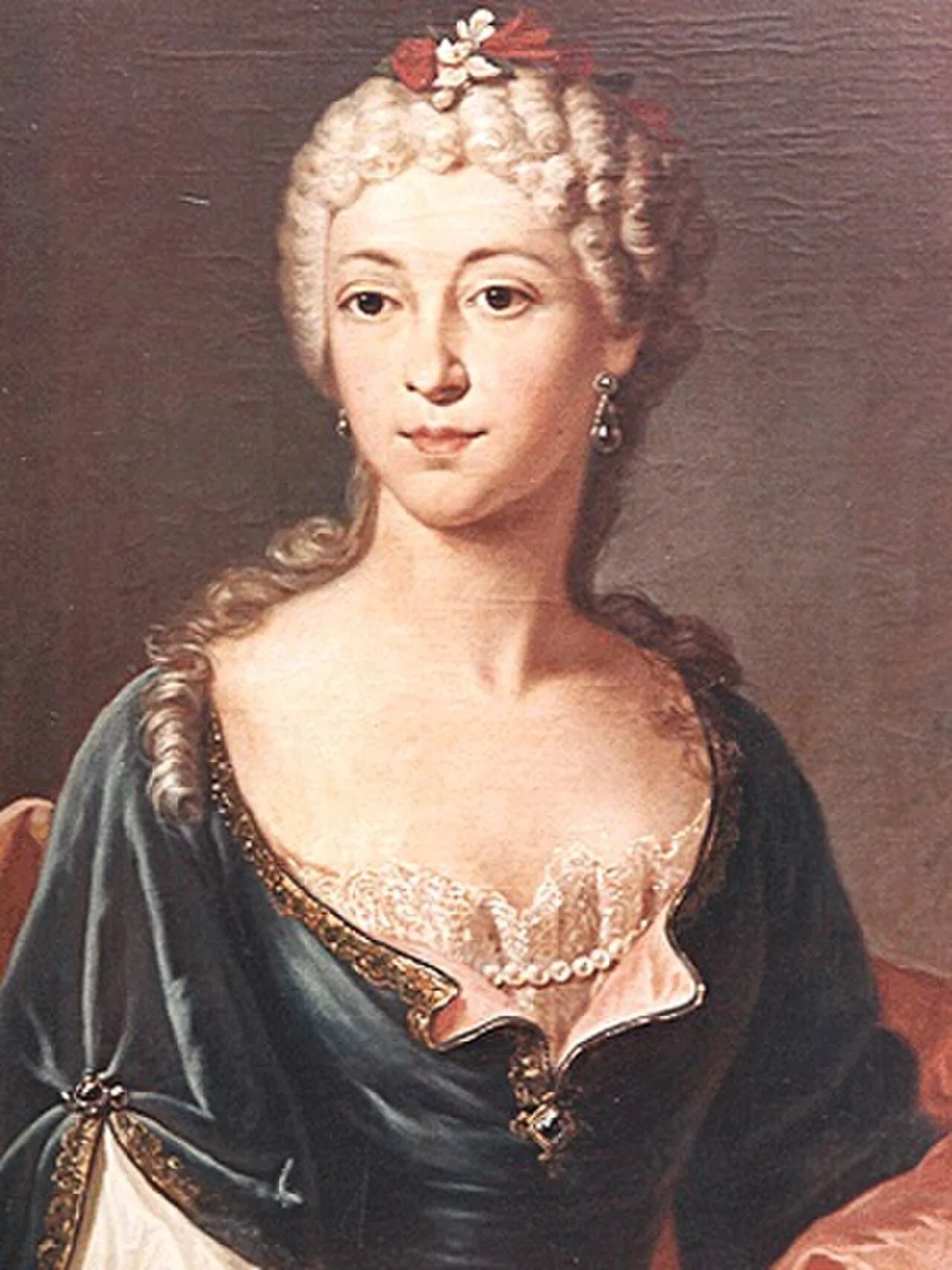 Porträt von Maria Caroline Charlotte von Ingenheim (1704–1749) – Gedenkseite