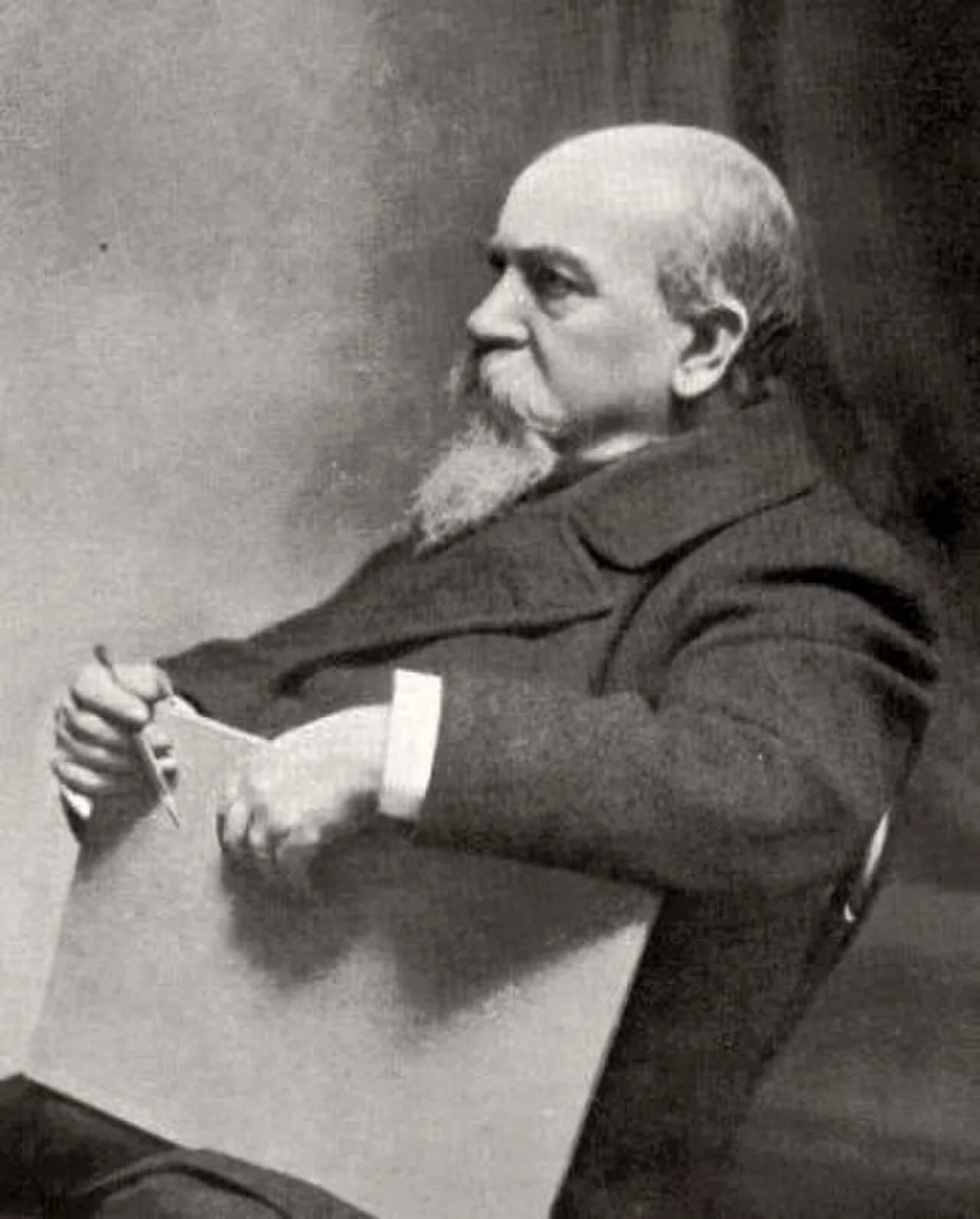 Porträt von Józef Buchbinder (1839–1909) – Gedenkseite