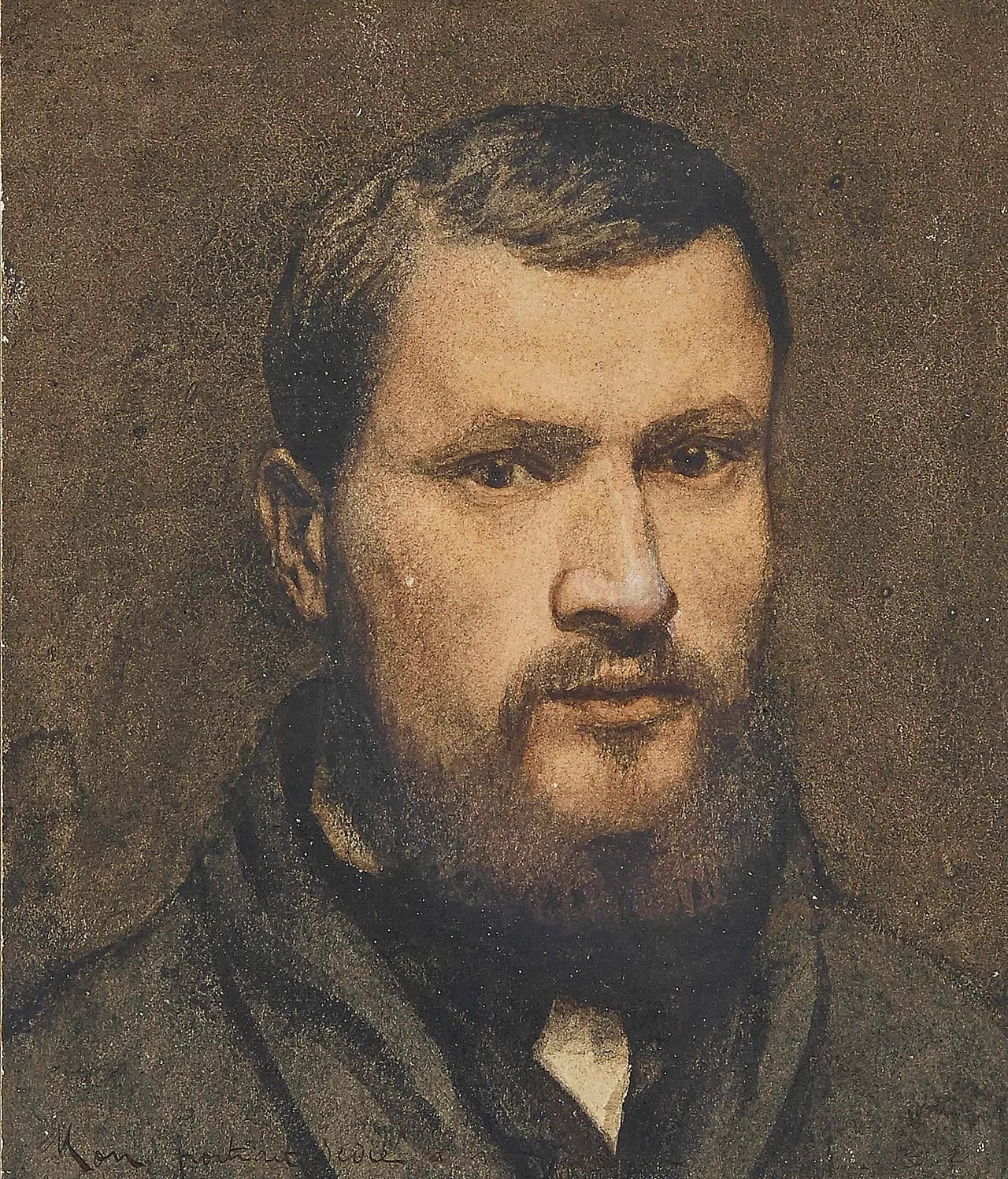 Porträt von Léon Bonvin (1834–1866) – Gedenkseite