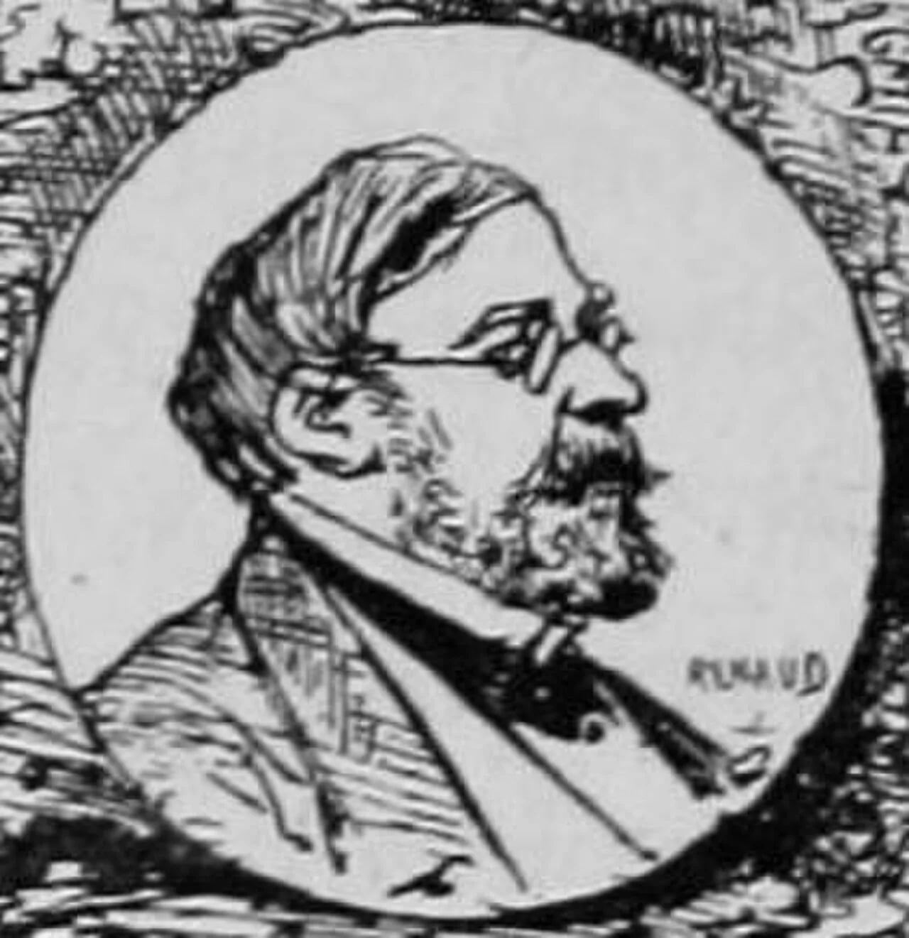 Porträt von Édouard Renaud (1808–1886) – Gedenkseite