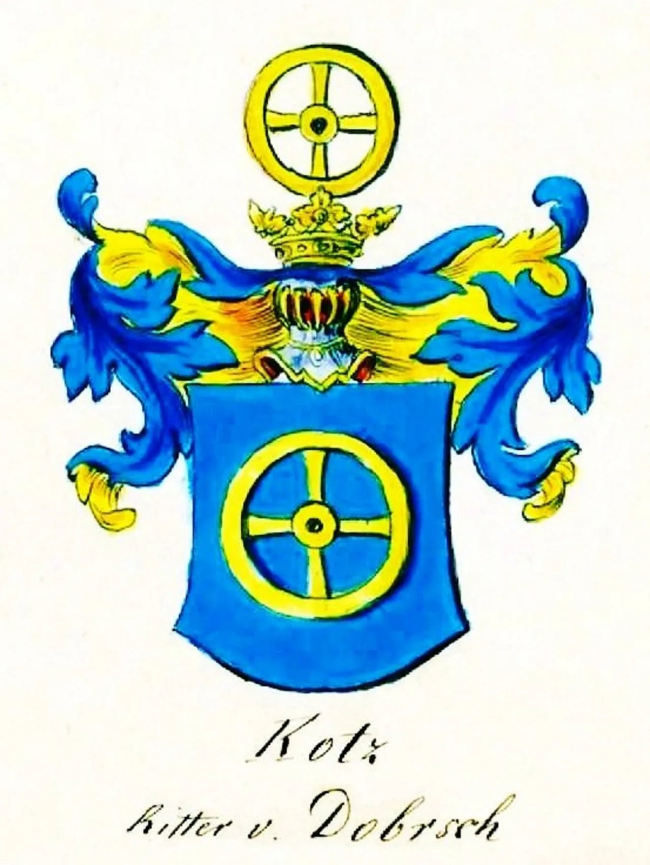 Porträt von Christian Kotz von Dobrz (1806–1883) – Gedenkseite