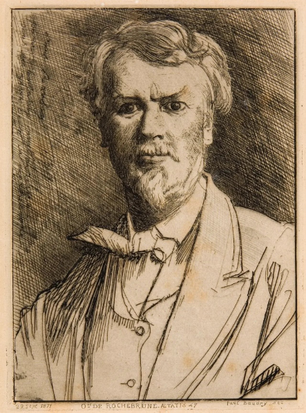 Porträt von Octave de Rochebrune (1824–1900) – Gedenkseite