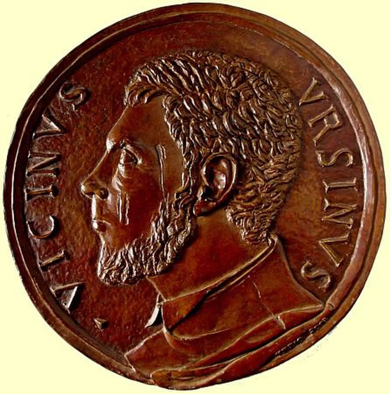 Porträt von Vicino Orsini (1523–1585) – Gedenkseite