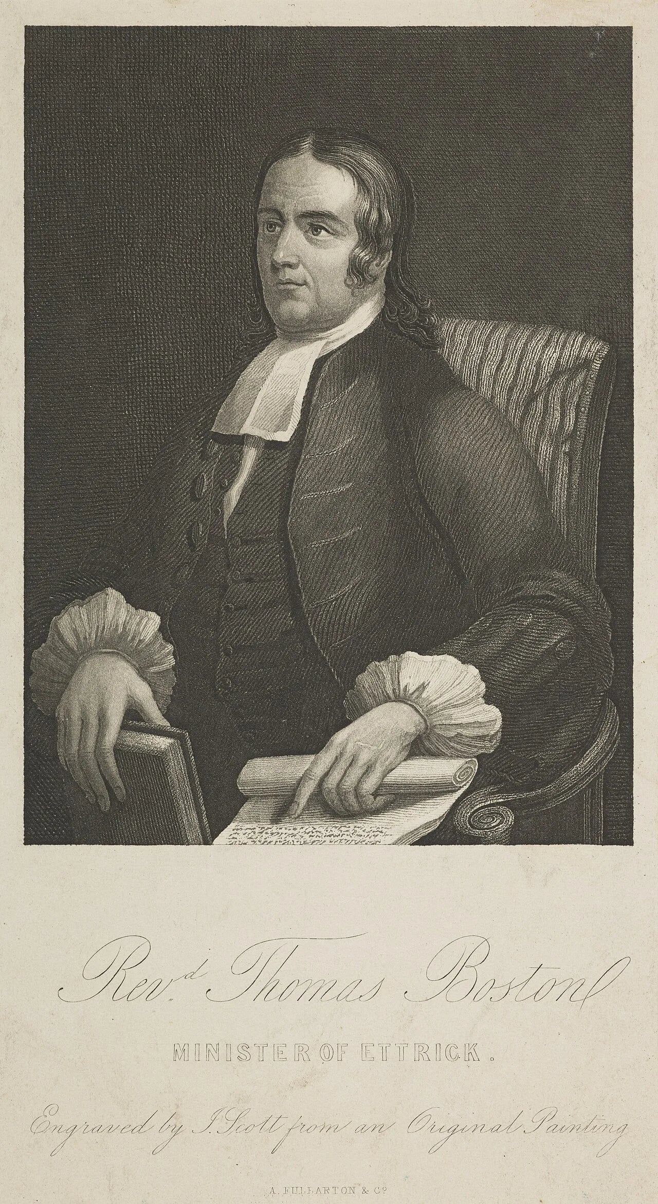 Porträt von Thomas Boston (1713–1767) – Gedenkseite
