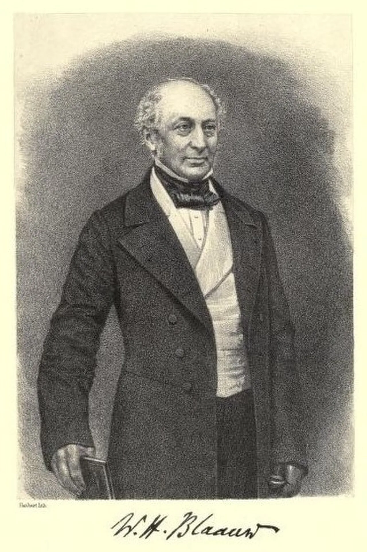 Portrait of William Blaauw (1793–1870) – memorial page