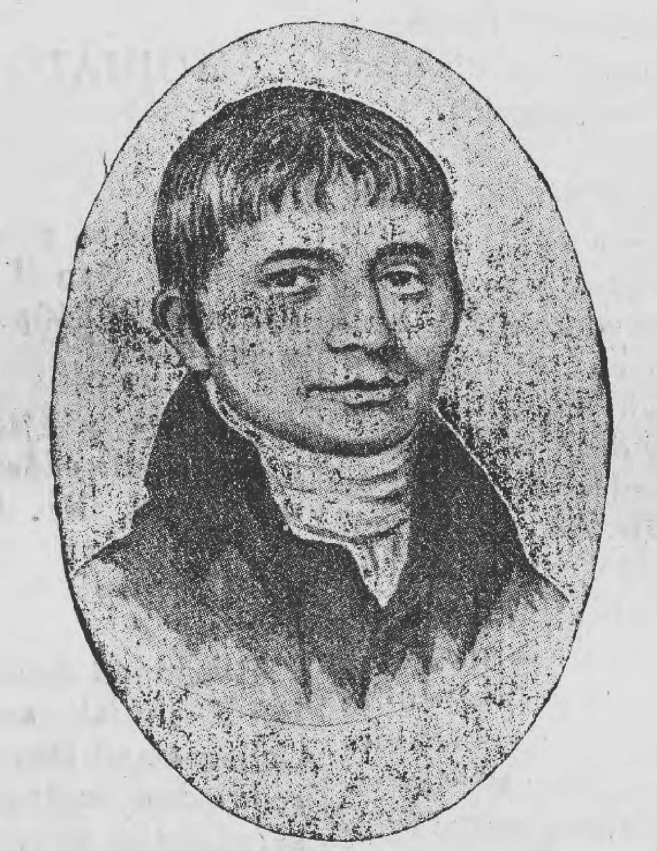 Porträt von Edward Jones (1778–1837) – Gedenkseite